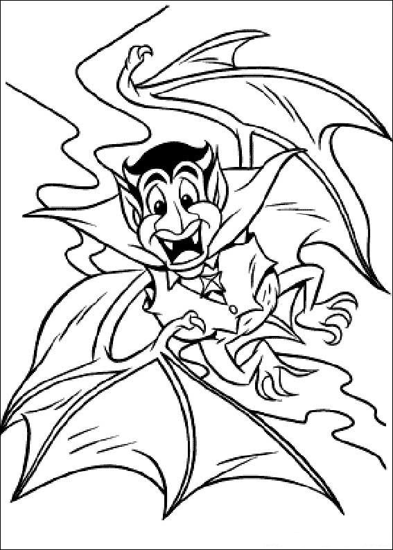 Plansa de colorat cu Halloween 144 51